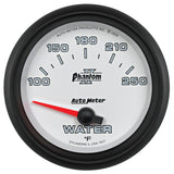Autometer Phantom II 2-5/8in 100-250 Degrees F Electrical Water Temperature Gauge - 7837