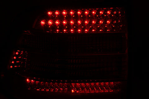 ANZO 2003-2006 Porsche Cayenne LED Taillights Red/Clear - 321170