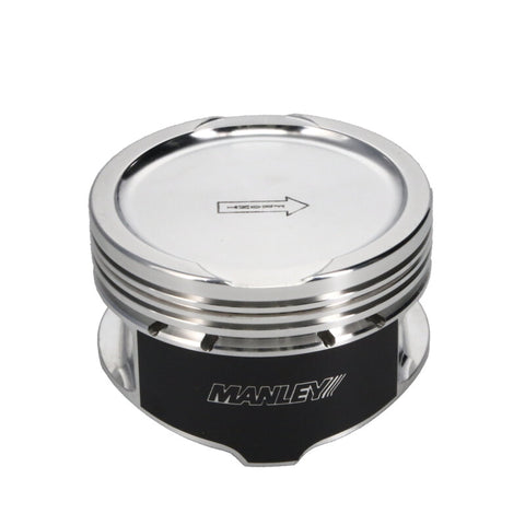 Manley Ford Modular 4.6L 3 Valve 3.700in Bore 1.200in CD -18cc Dish Piston Set - 595570C-8