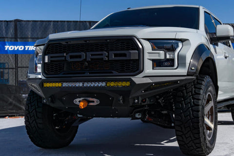 Addictive Desert Designs 17-18 Ford F-150 Raptor Stealth Fighter Front Bumper w/ Winch Mount - F111202860103
