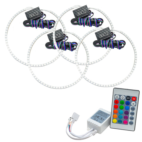 Oracle Jeep Grand Cherokee 05-10 Halo Kit - ColorSHIFT w/ Simple Controller - 2335-504