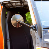 Rugged Ridge 97-18 Jeep Wrangler Black Round Quick Release Mirror - 11025.11