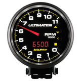 AutoMeter Gauge Tach 5in. 11K RPM Pedestal Datalogging Ultimate IIi Playback Black - 6888