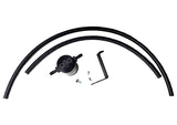 J&L 16-23 Infiniti Q50/Q60 3.0T Oil Separator 3.0 Driver Side - Black Anodized - 3110D-B
