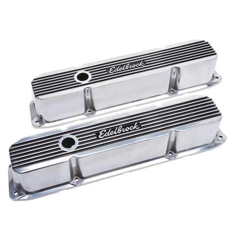 Edelbrock Valve Cover Elite II Chrysler 383-440 Big Block V8 Polished - 4276