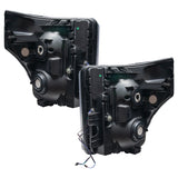 Oracle 11-16 Ford F250/350 LED HL - Black - ColorSHIFT w/ 2.0 Controller - 8159-333