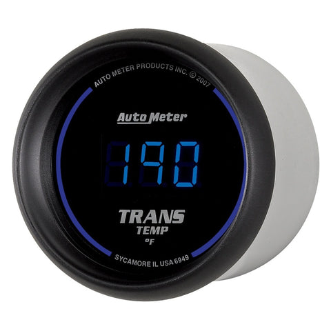 Autometer 52.4mm Black Digital Trans Temperature Gauge - 6949