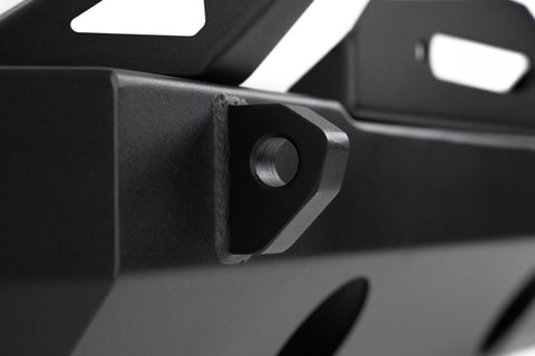 DV8 Offroad 07-23 Jeep Wrangler/Gladiator JT/JK/JL FS-25 Stubby Front Bumper w/Plated Bull Bar - FBJL-06