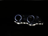 ANZO 2000-2003 BMW X5 Projector Headlights w/ Halo Chrome - 121397