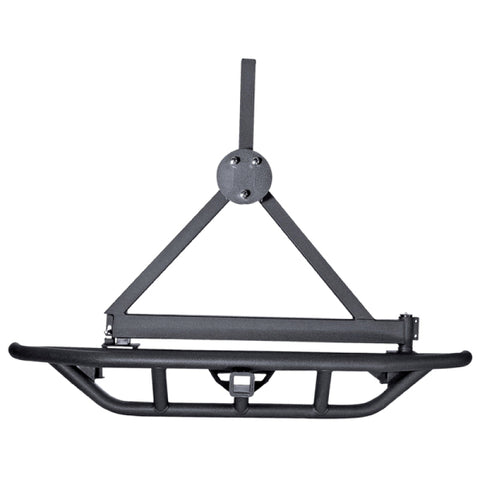 Rugged Ridge RRC Tire Carrier Black 87-06 Jeep Wrangler - 11503.60