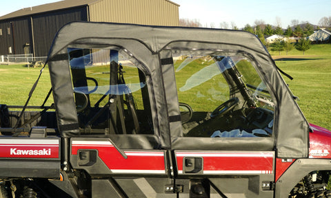 Seizmik 15+ Kawasaki Mule PRO-DXT/FXT Soft Upper Door Kit - 51-20989