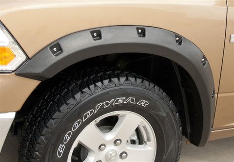 Lund 09-17 Dodge Ram 1500 RX-Rivet Style Textured Elite Series Fender Flares - Black (2 Pc.) - RX204TA