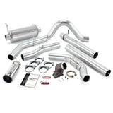 Banks Power 01-03 Ford 7.3L 275HP w/Cat (MT) Monster Exh w/ Power Elbw - SS Single Exh w/ Chrome Tip - 48660