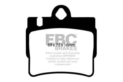 EBC 01-02 Mercedes-Benz CL55 AMG 5.5 Bluestuff Rear Brake Pads - DP51364NDX