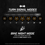 XK Glow Pro Series MotoTurnz - 1156 Flat Style Front - XK-MTP56-FF