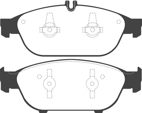 EBC 12+ Mercedes-Benz E550 4.6 Twin Turbo Coupe Redstuff Front Brake Pads - DP32169C