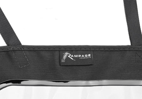 Rampage 2007-2018 Jeep Wrangler(JK) Windbreaker - Black Diamond - 990035