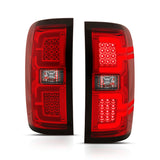 ANZO 2014-2018 Chevy Silverado 1500 LED Taillights Red/Clear - 311292