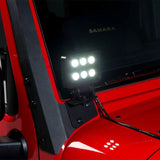 Putco Luminix High Power LED - 4in Block - 6 LED - 2400LM - 3.5x.75x4.5in - 10004