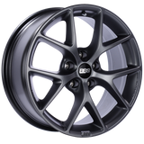 BBS SR 18x8 5x120 ET32 Satin Grey Wheel -82mm PFS/Clip Required - SR019SG