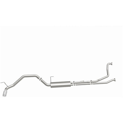 MagnaFlow CatBack 07-15 Nissan Titan V8 LGAS/LFLEX Single MF Polished Stainless Exhaust - 19421