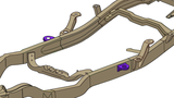 Rust Buster 1994-2004 Chevy S10 & GMC Sonoma Center Cab Mount - RB7607