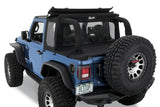 Bestop 18-23 Jeep Wrangler JL 2-Door Halftop Soft Top (Black Diamond) - 53903-35