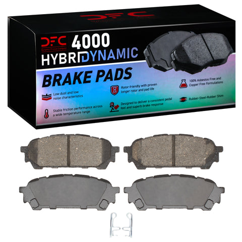 DFC 03-08 Subaru Impreza Rear 4000 Hybridynamic Brake Pads - 4000-1004-00
