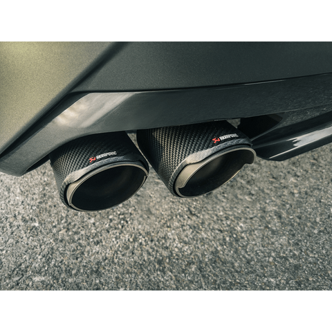 Akrapovic 2019 BMW Z4 M40i (G29) Slip-On Line (Titanium) w/Carbon Fiber Tips - S-BM/T/9H