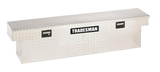 Tradesman Aluminum Single Lid Cross Bed Truck Tool Box (63in.) - Brite - 9300T