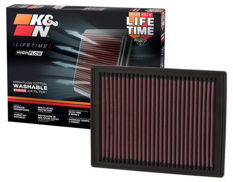 K&N 7/2004-2006 Mini Cooper Base (non S) A/T ONLY & 06/2002-2004 Mini Cooper Base (non S) M/T ONLY D - 33-2239