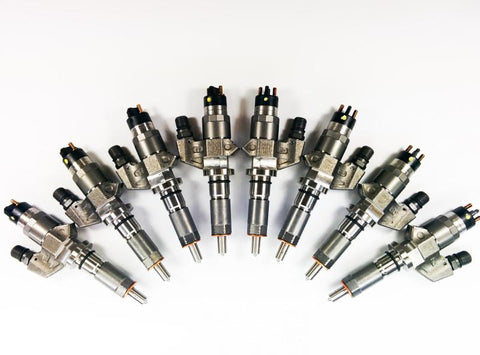 DDP 01-04 Chevrolet Duramax 6.6L LB7 Reman Injector Set - 75hp (45% Over) - DDP LB7-75