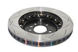 DBA 09-15 Lotus Evora F Front Slotted 5000 Series 2 Piece Rotor Assembled w/ Black Hat - DBA52364BLKS
