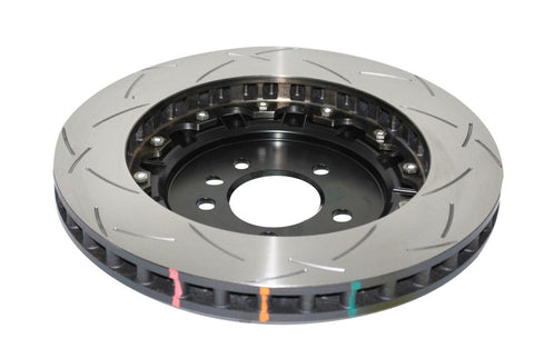 DBA 09-15 Lotus Evora F Front Slotted 5000 Series 2 Piece Rotor Assembled w/ Black Hat - DBA52364BLKS