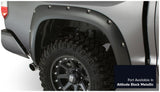 Bushwacker 16-18 Toyota Tundra Fleetside Pocket Style Flares 4pc - Midnight Black - 30918-43