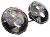 Raxiom 07-18 Jeep Wrangler JK 7-In LED Headlights- Blk Housing (Clear Lens) - J154695