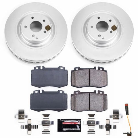 Power Stop 03-06 Mercedes-Benz CLK500 Front Z23 Evolution Sport Coated Brake Kit - CRK7788