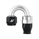 Mishimoto Aluminum PTFE -6AN 180 Degree Fitting Black - MMFT-SW-06P-180
