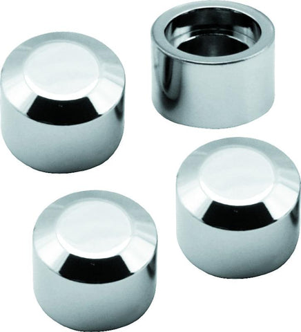 S&S Cycle 1984+ BT/86-03 XL Chrome Head Bolt Covers - 50-0333