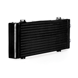 Mishimoto Universal Medium Bar and Plate Dual Pass Black Oil Cooler - MMOC-DP-MBK