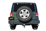 Gibson 10-11 Jeep Wrangler JK Sport 3.8L 2.5in Cat-Back Dual Extreme Exhaust - Black Elite (Ceramic) - 17306-B