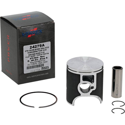 Vertex Piston 09-24 KTM 85 SX 85cc Cast Race Piston Kit - 24279A
