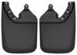 Husky Liners 2016 Toyota Tacoma w/ OE Fender Flares Custom Molded Rear Mud Guards - Black - 57941