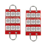 Oracle 44MM 6 LED 3 Chip - Loop Festoon Bulbs (Pair) - Purple - UV/Purple - 5209-007