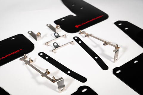 Rally Armor 2023 Toyota GR Corolla Black UR Mud Flap w/ Red Logo - MF89-UR-BLK-RD