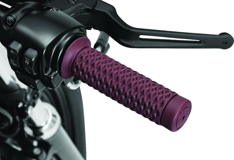 Kuryakyn Braaap Grips 1in Red - 6595