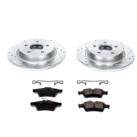Power Stop 08-13 Volvo C30 Rear Z23 Evolution Sport Brake Kit - K4613