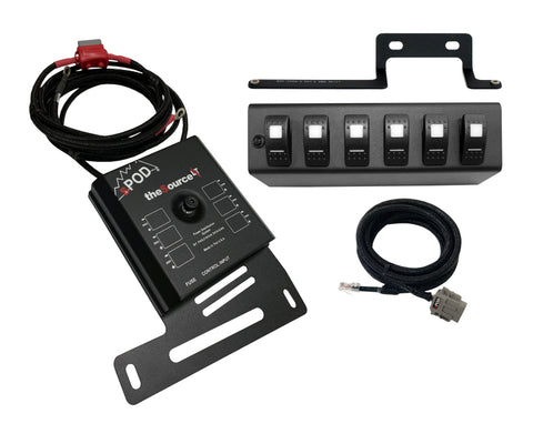 sPOD 09-18 Jeep Wrangler JK SourceLT w/Blue LED Switch Panel - 873115