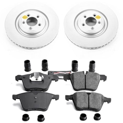 Power Stop 07-08 Jaguar S-Type Front Z23 Evolution Sport Coated Brake Kit - CRK5638