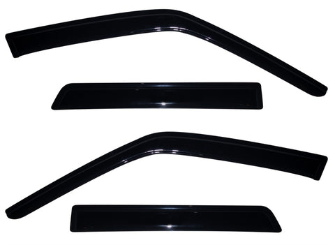 AVS 10-18 Nissan Juke Ventvisor Outside Mount Window Deflectors 4pc - Smoke - 94378